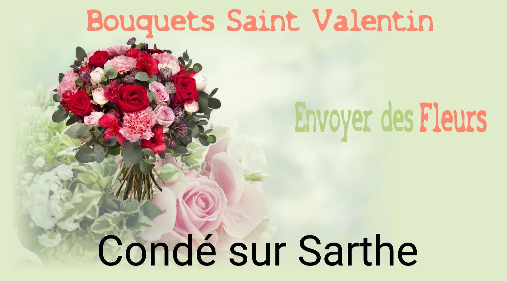 Roses de Saint-Valentin livrées à Condé-sur-Sarthe